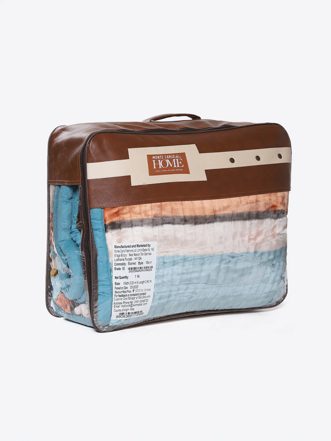 Printed Double Bed 3 Ply, 928 GSM Blanket for Winter - (Marvin PVC) - Image 8