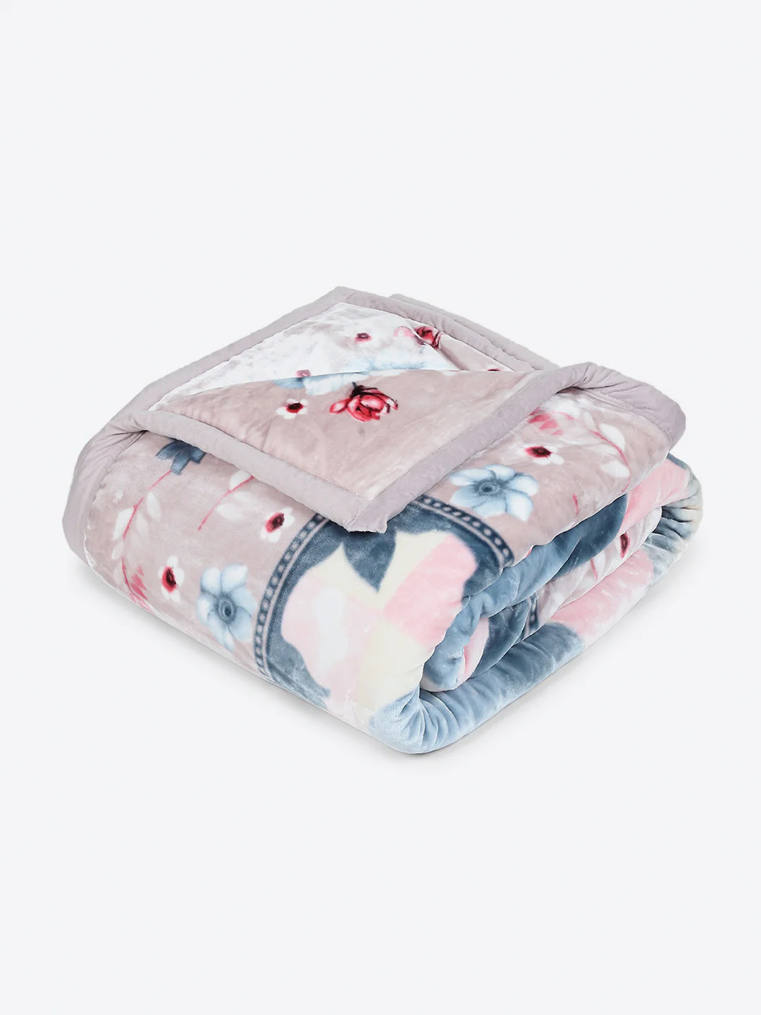 Printed Double Bed 3, 890 GSM Ply Blanket for Heavy Winter - (Gulnar) - Image 5