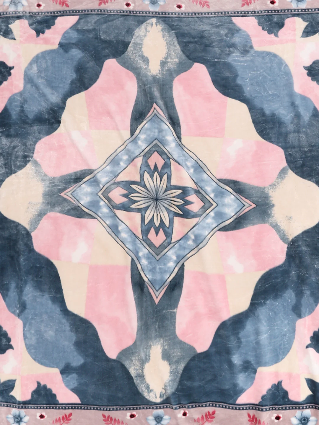 Printed Double Bed 3, 890 GSM Ply Blanket for Heavy Winter - (Gulnar) - Image 6
