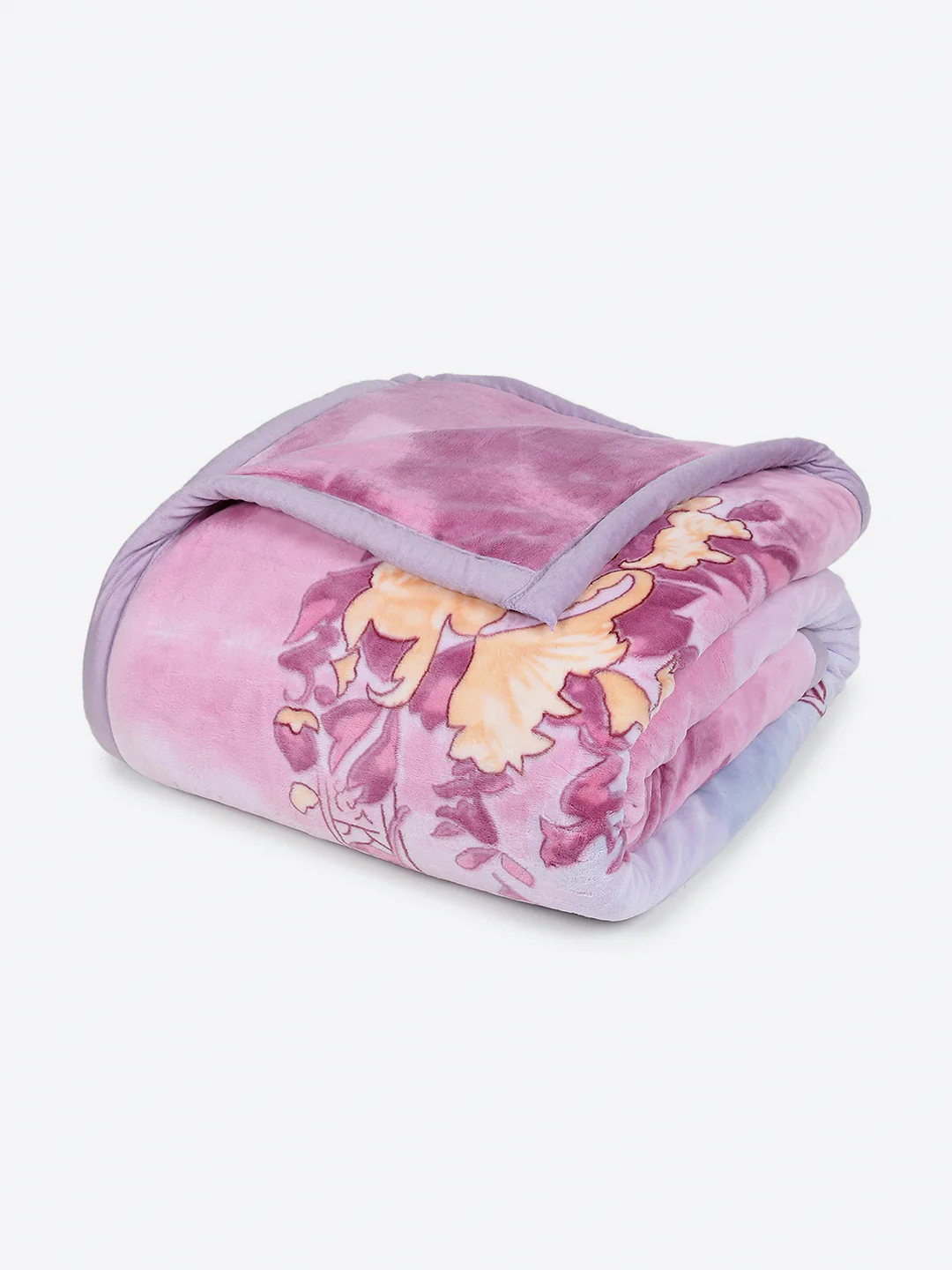 Printed Double Bed 3, 890 GSM Ply Blanket for Heavy Winter - (Rosewood) - Image 5