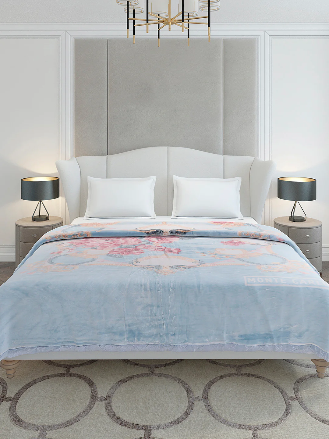 Printed Double Bed 3 Ply, 909 GSM Blanket for Heavy Winter - (Wild Side) - Image 2