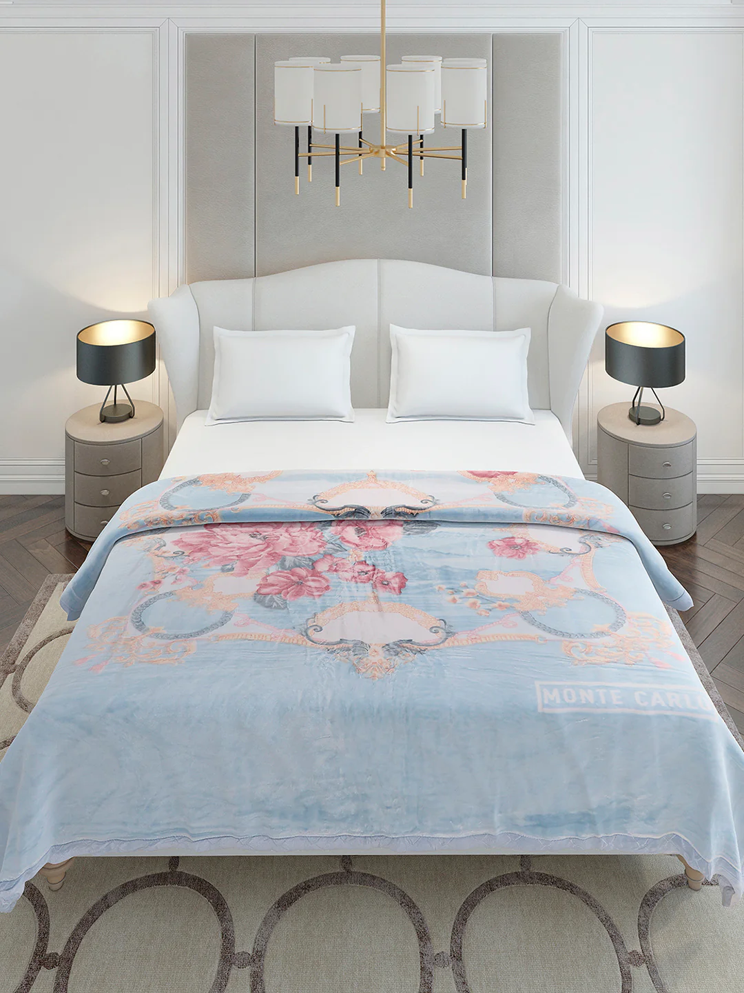 Printed Double Bed 3 Ply, 909 GSM Blanket for Heavy Winter - (Wild Side) - Image 3