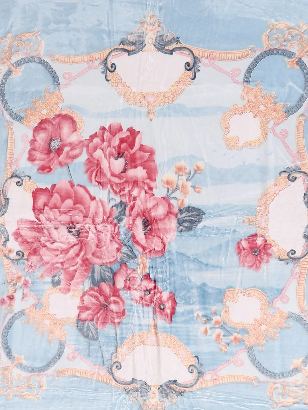 Printed Double Bed 3 Ply, 909 GSM Blanket for Heavy Winter - (Wild Side) - Image 6