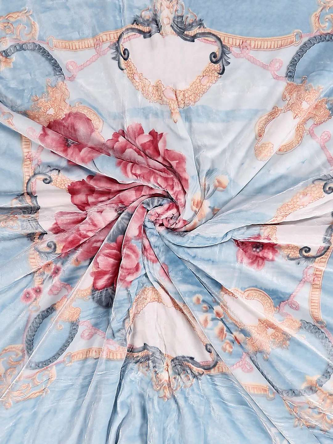 Printed Double Bed 3 Ply, 909 GSM Blanket for Heavy Winter - (Wild Side) - Image 7