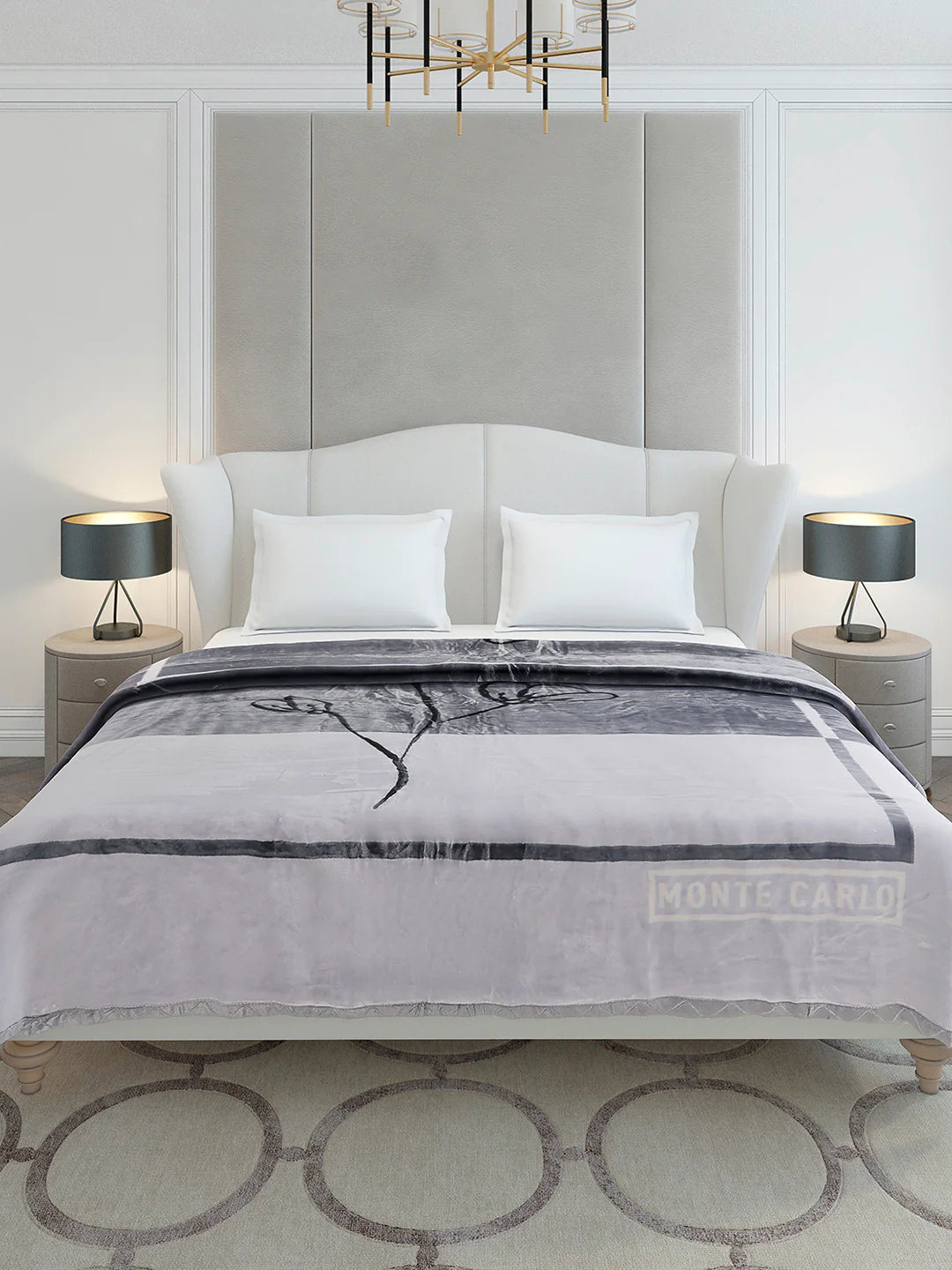 Printed Double Bed 3 Ply, 909 GSM Blanket for Heavy Winter - (Wild Side) - Image 2