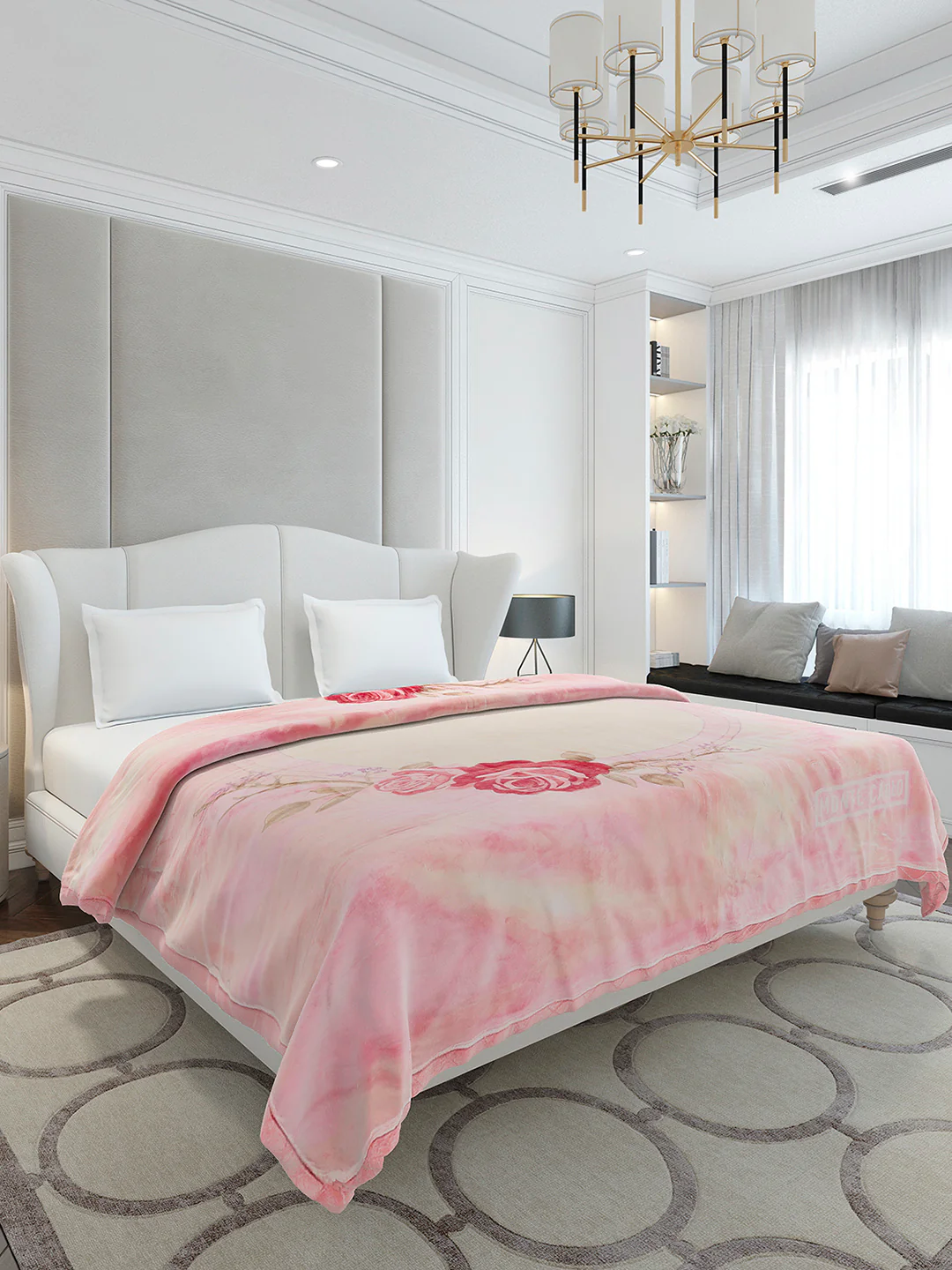 Printed Double Bed 3 Ply, 909 GSM Blanket for Heavy Winter - (Wild Side) - Image 4
