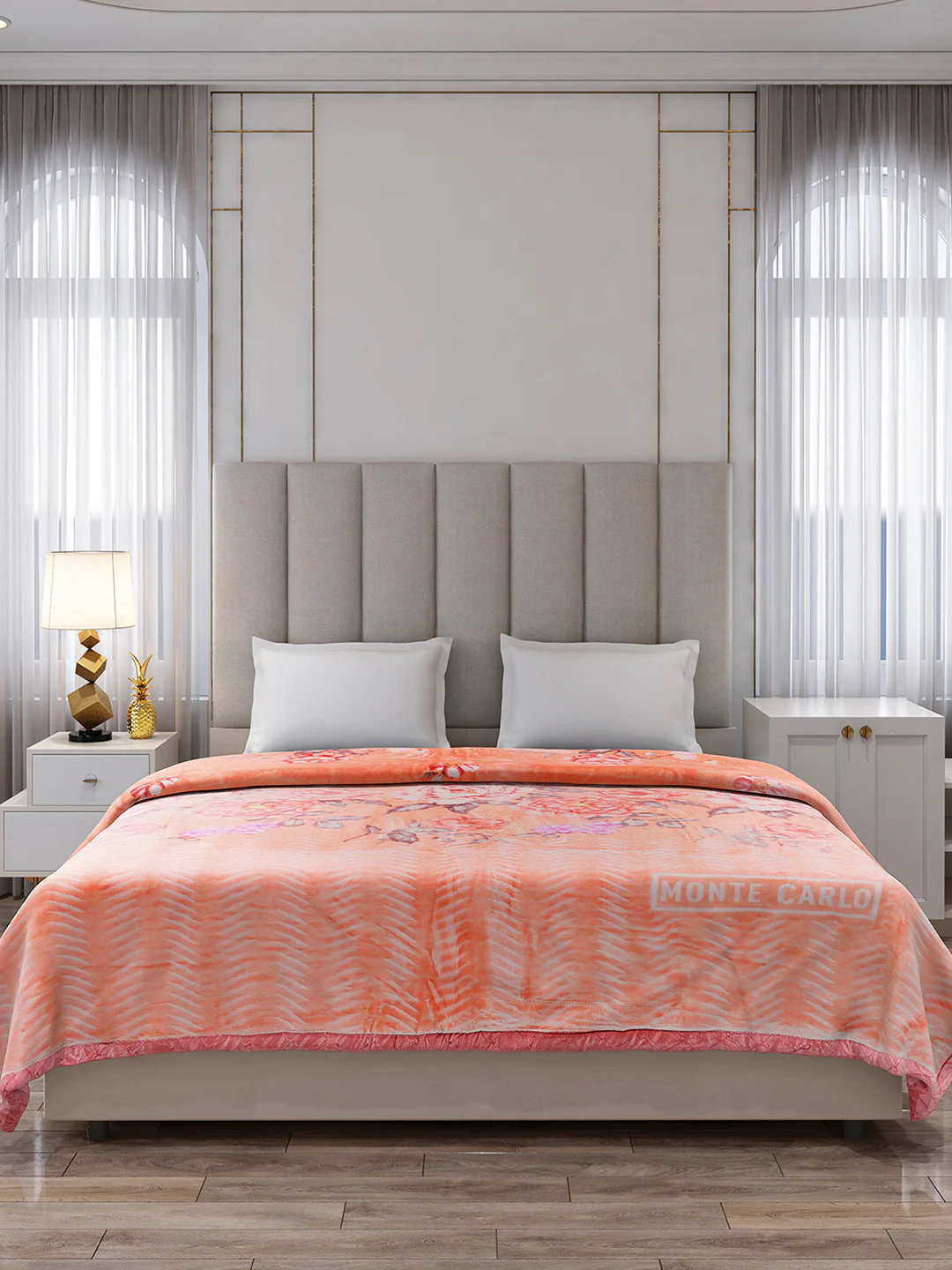Printed Double Bed 3 Ply, 909 GSM Blanket for Heavy Winter - (Wild Side) - Image 2
