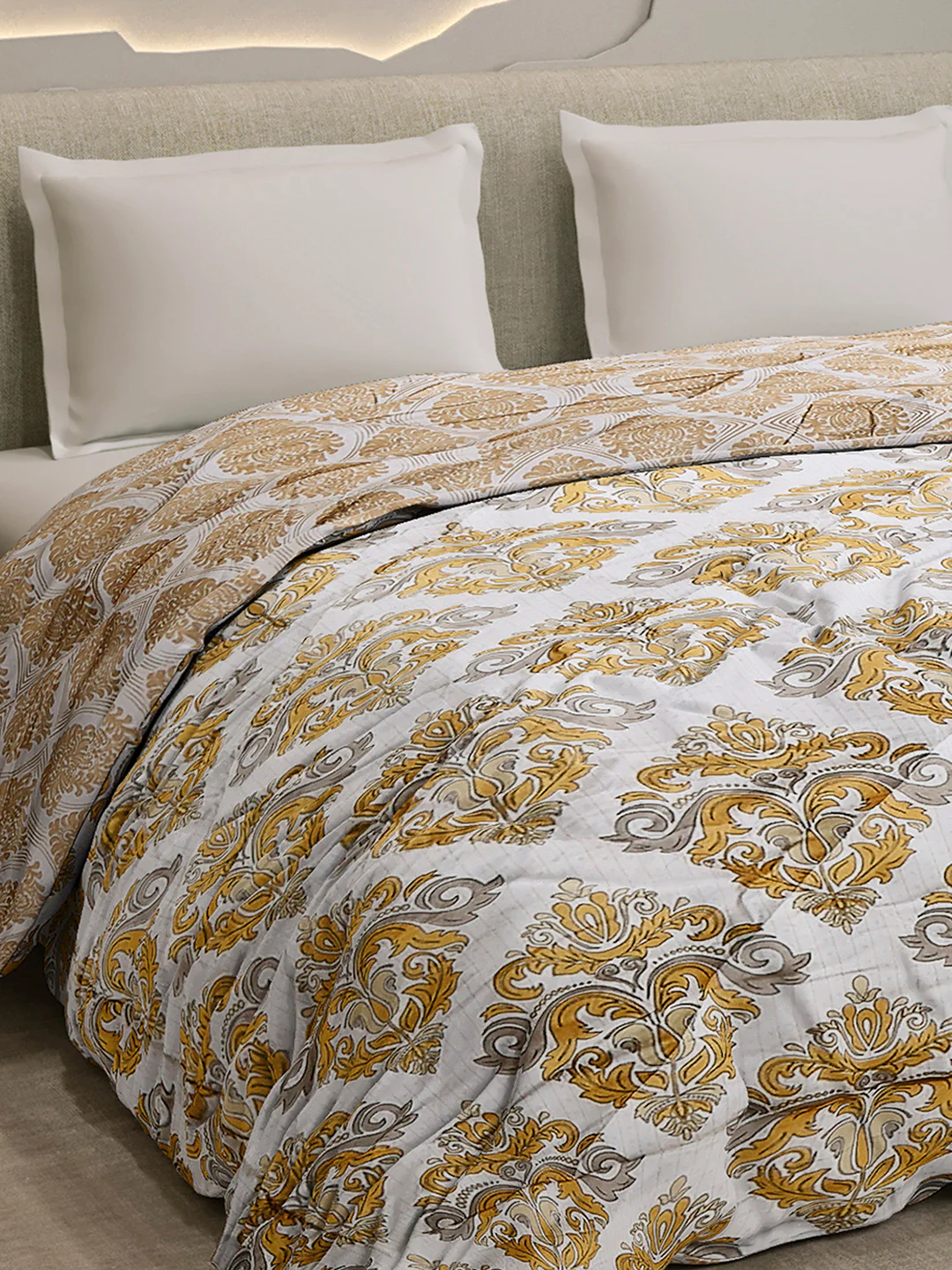 Printed Double Bed 3 Ply Comforter for AC Room - (Marvella) - Image 6