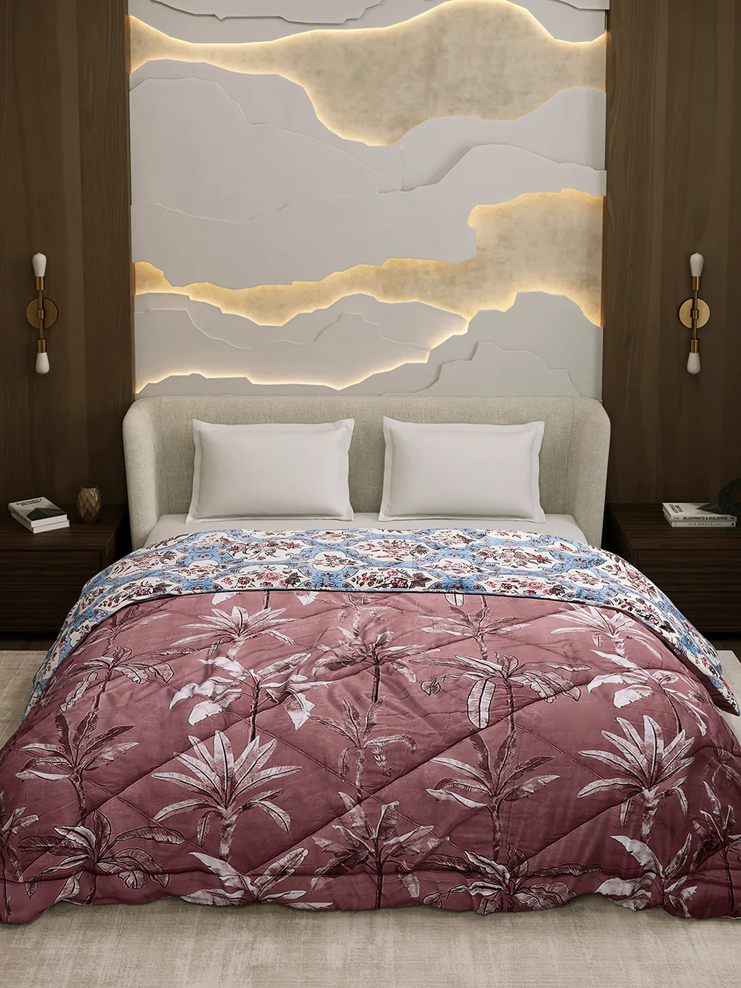 Printed Double Bed 3 Ply Comforter for AC Room - (Marvella) - Image 3