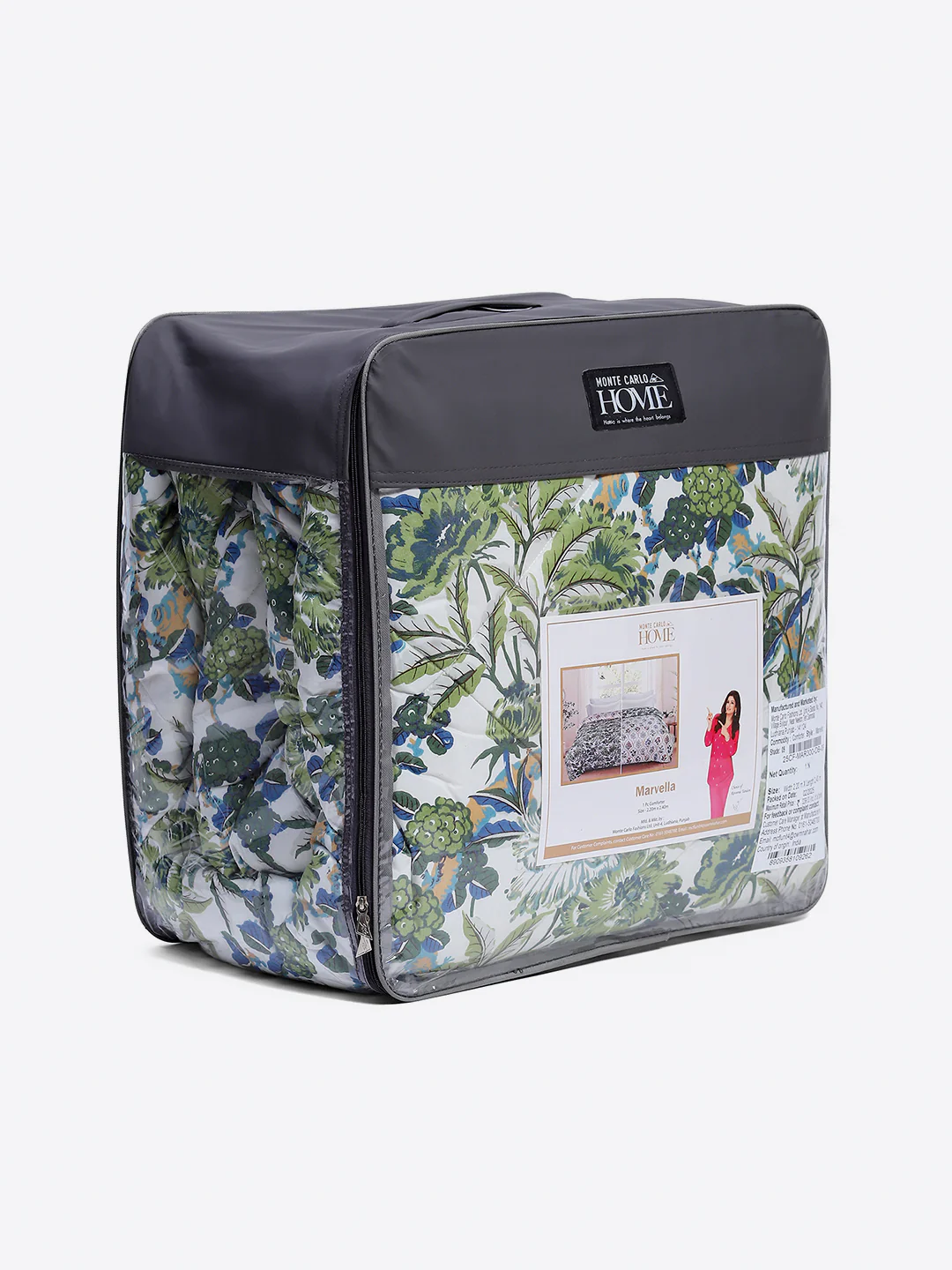 Printed Double Bed 3 Ply Comforter for AC Room - (Marvella) - Image 11