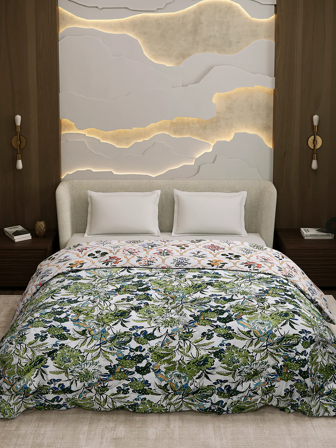 Printed Double Bed 3 Ply Comforter for AC Room - (Marvella) - Image 3