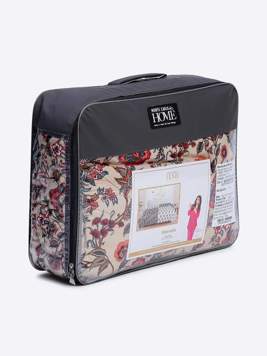 Printed Double Bed 3 Ply Comforter for AC Room - (Marvella) - Image 11