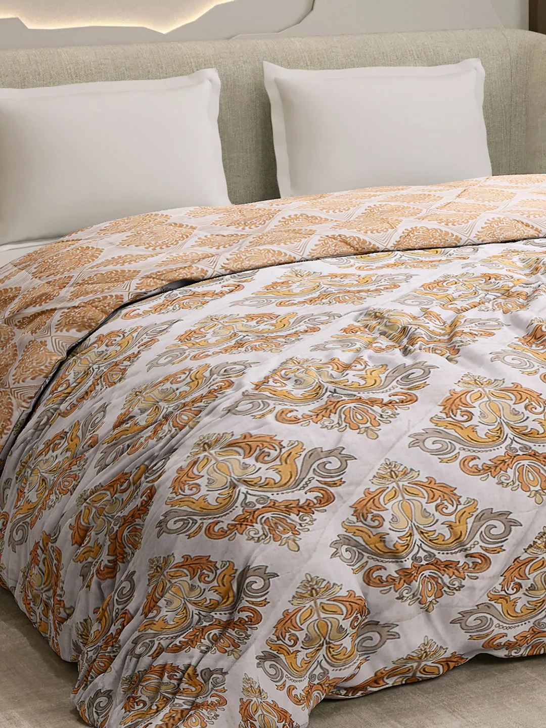 Printed Double Bed 3 Ply Comforter for AC Room - (Marvella) - Image 6