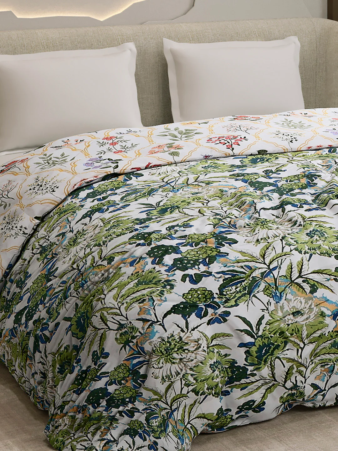Printed Double Bed 3 Ply Comforter for AC Room - (Marvella) - Image 6