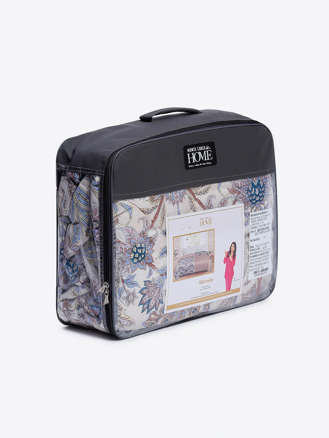 Printed Double Bed 3 Ply Comforter for AC Room - (Marvella) - Image 11
