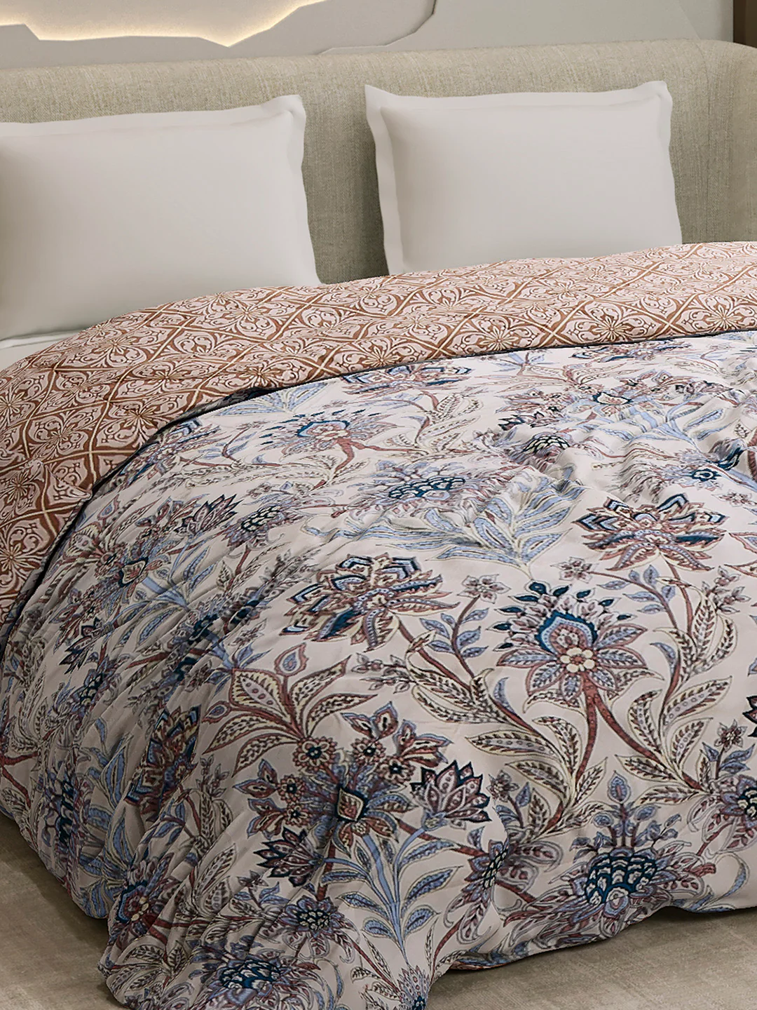 Printed Double Bed 3 Ply Comforter for AC Room - (Marvella) - Image 6