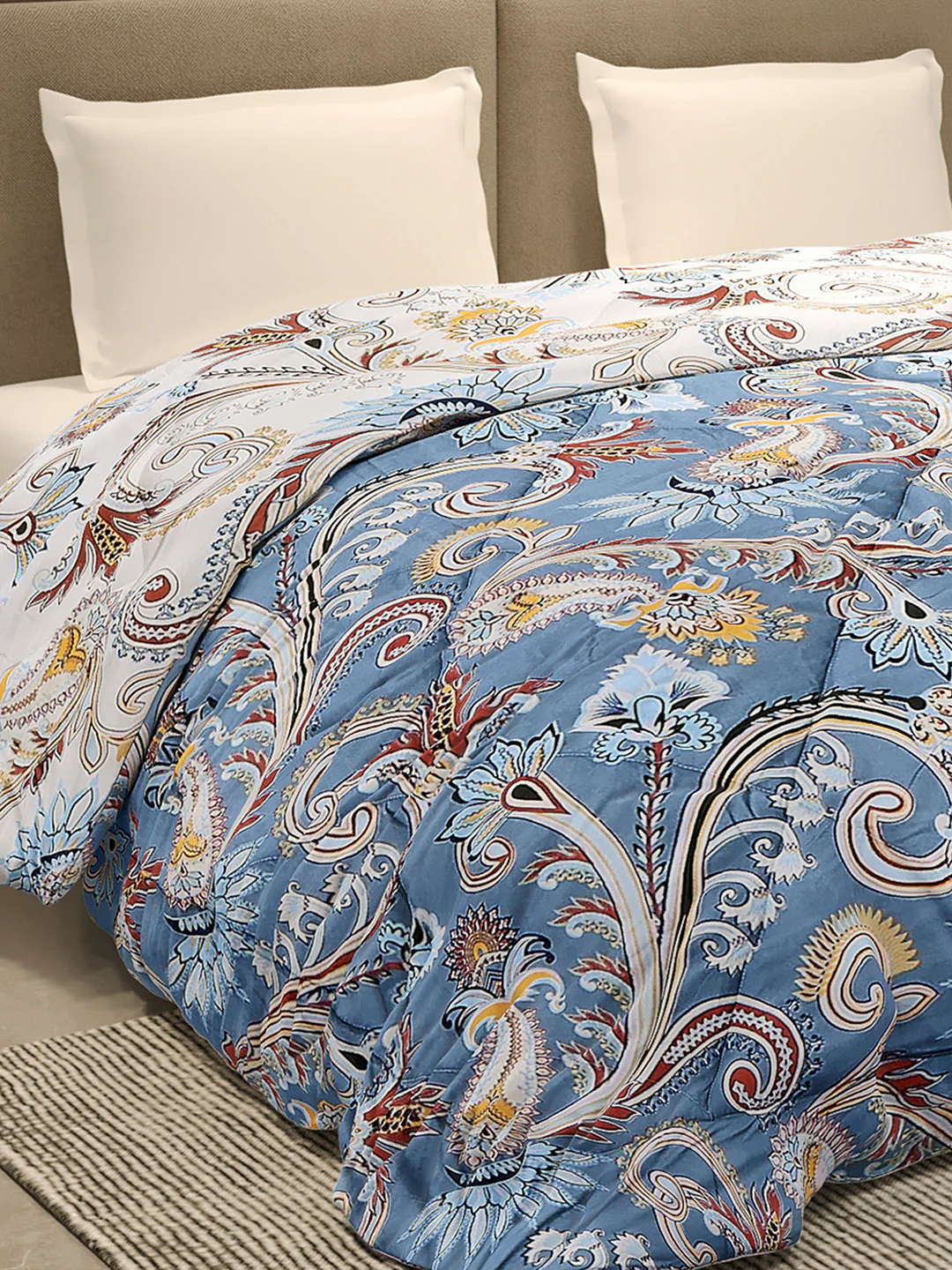 Printed Double Bed 3 Ply Comforter for AC Room - (Marvella) - Image 6