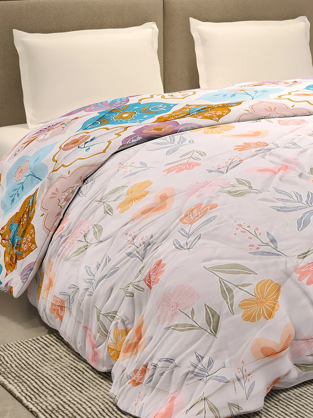 Printed Double Bed 3 Ply Comforter for AC Room - (Marvella) - Image 6
