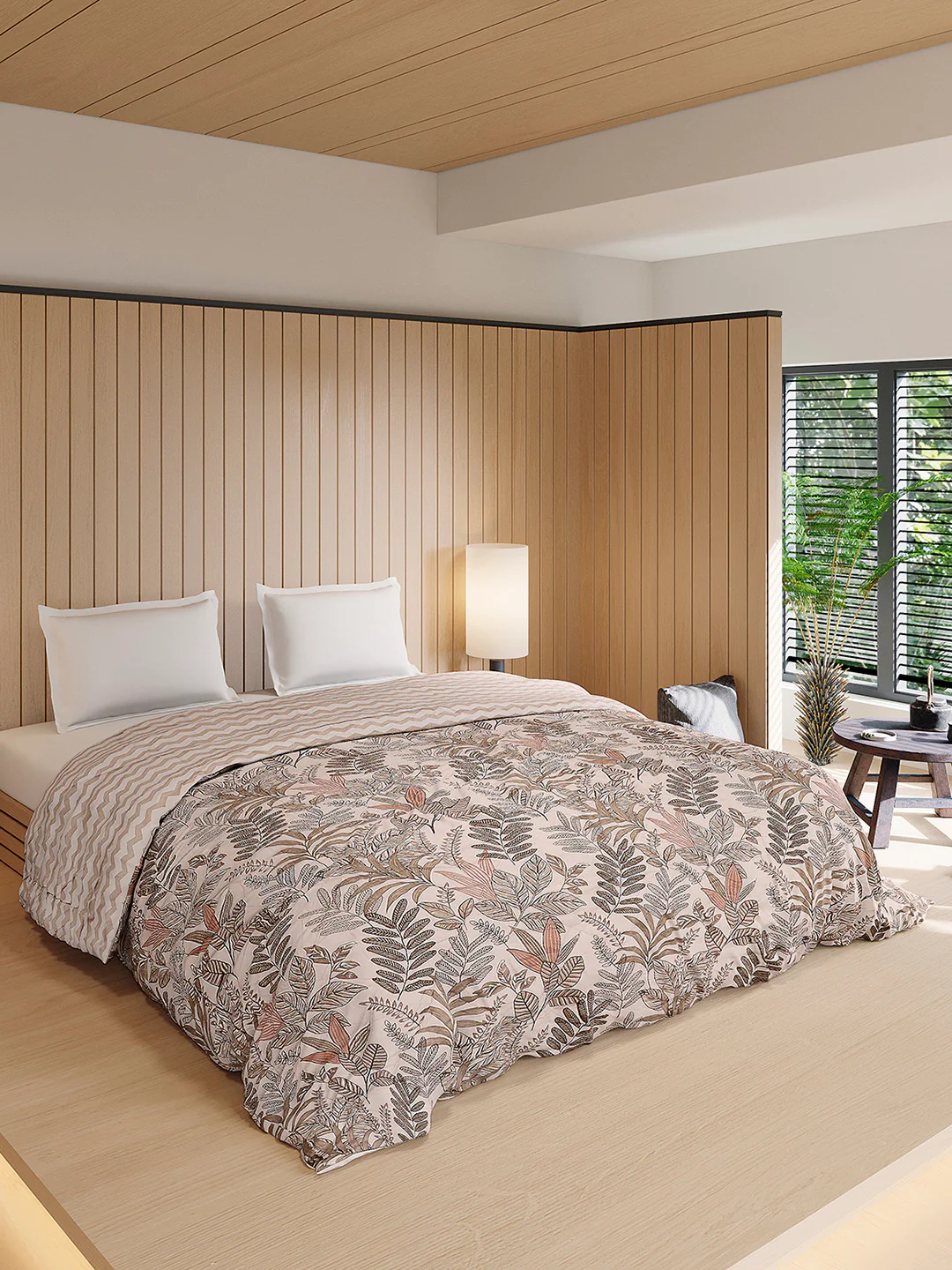 Printed Double Bed 3 Ply Comforter for AC Room - (Marvella) - Image 4