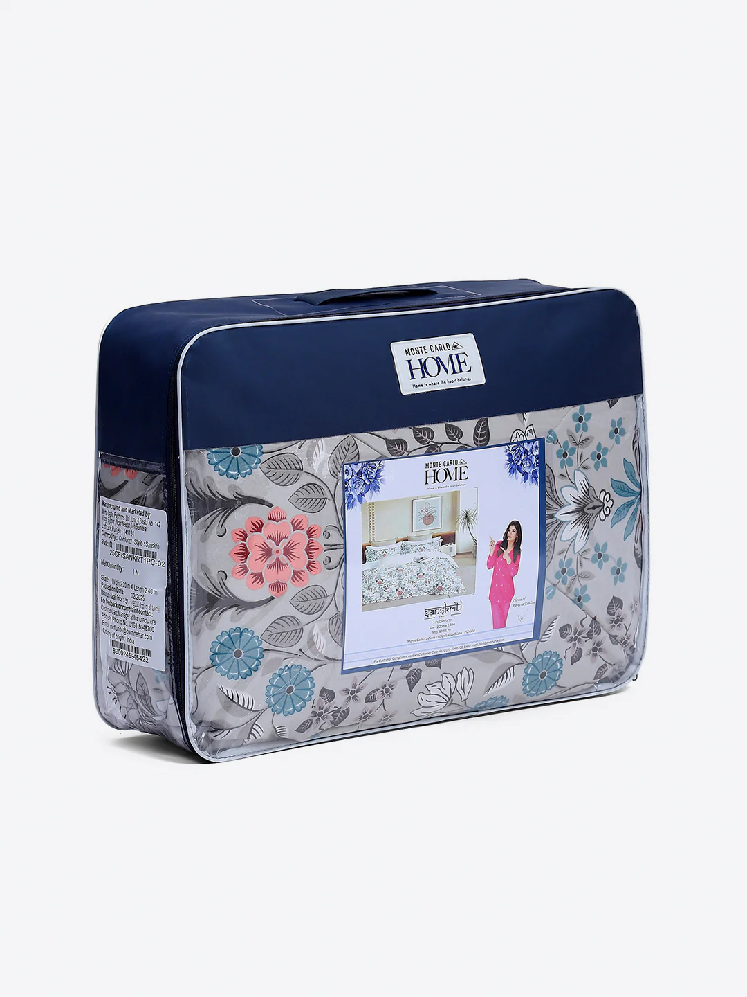 Printed Double Bed 3 Ply Comforter for AC Room - (Sanskriti) - Image 8