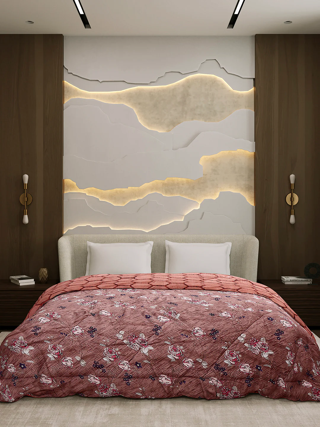 Printed Double Bed 3 Ply Comforter for AC Room - (Sanskriti) - Image 3