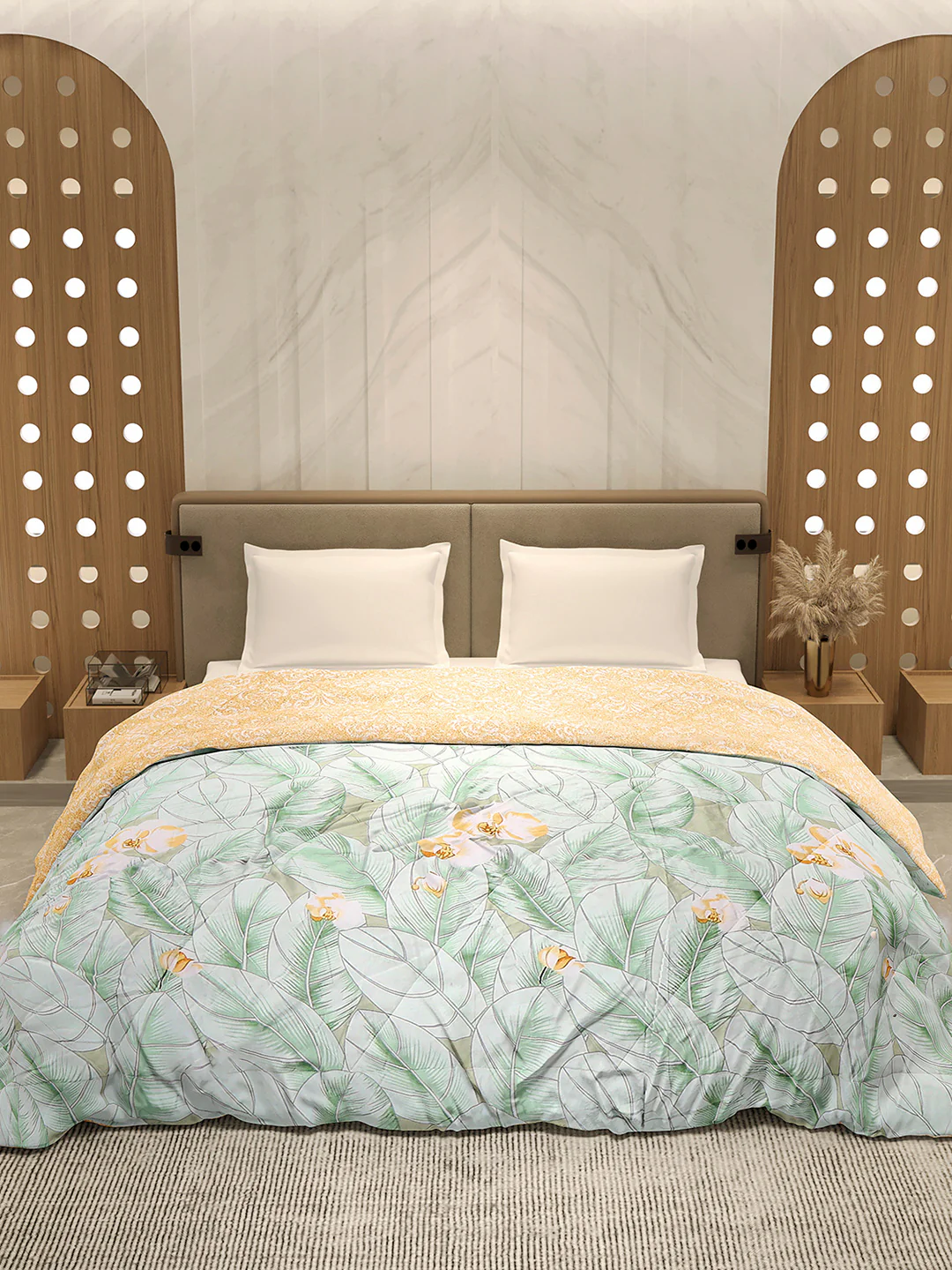 Printed Double Bed 3 Ply Comforter for AC Room - (Sanskriti) - Image 2