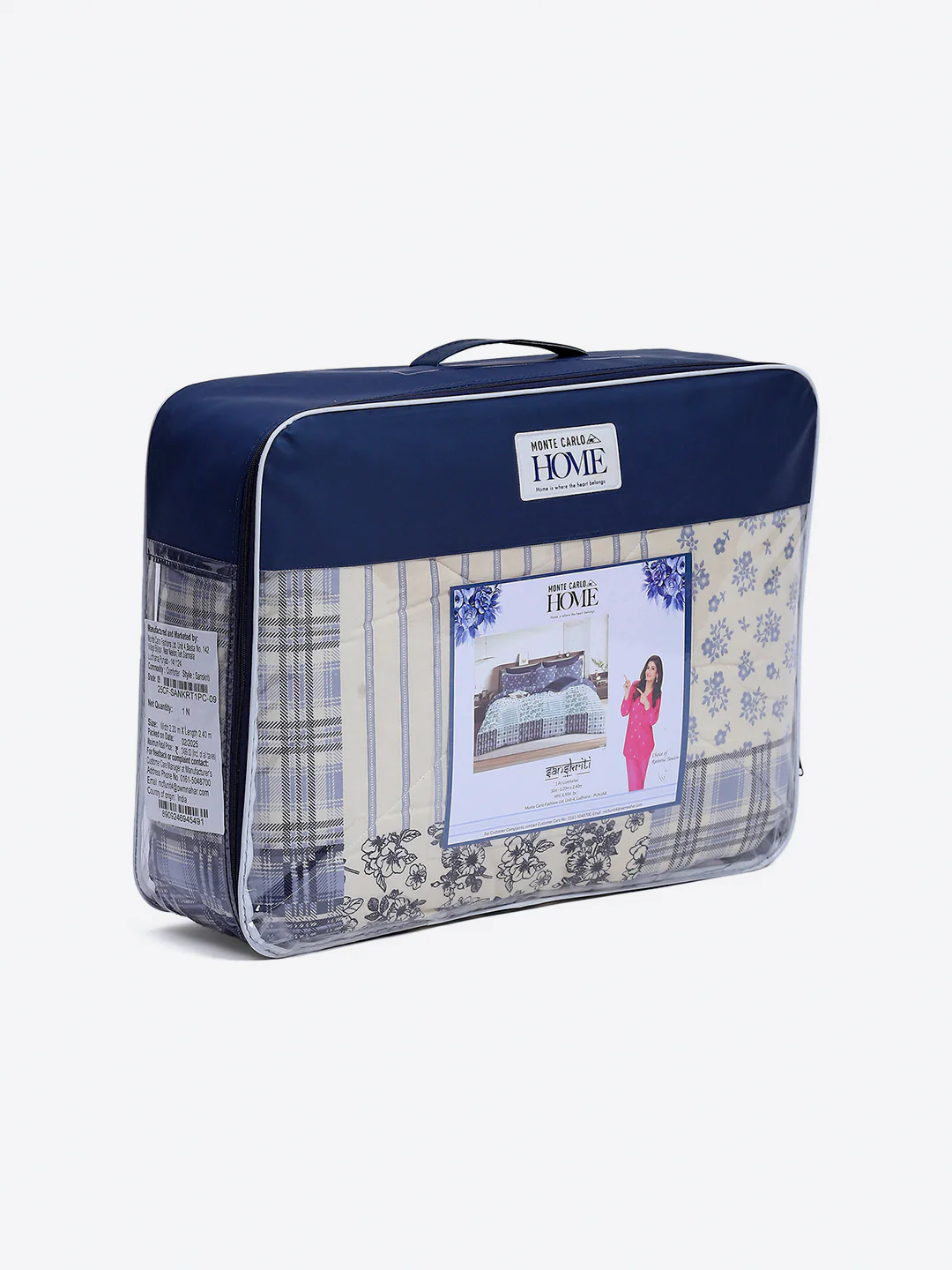Printed Double Bed 3 Ply Comforter for AC Room - (Sanskriti) - Image 8