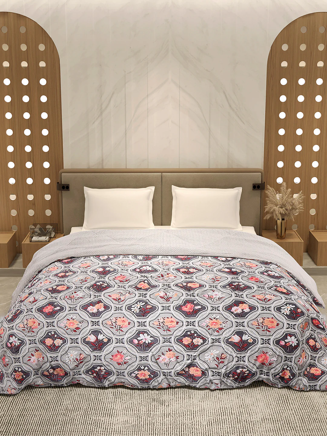 Printed Double Bed 3 Ply Comforter for AC Room - (Sanskriti) - Image 2
