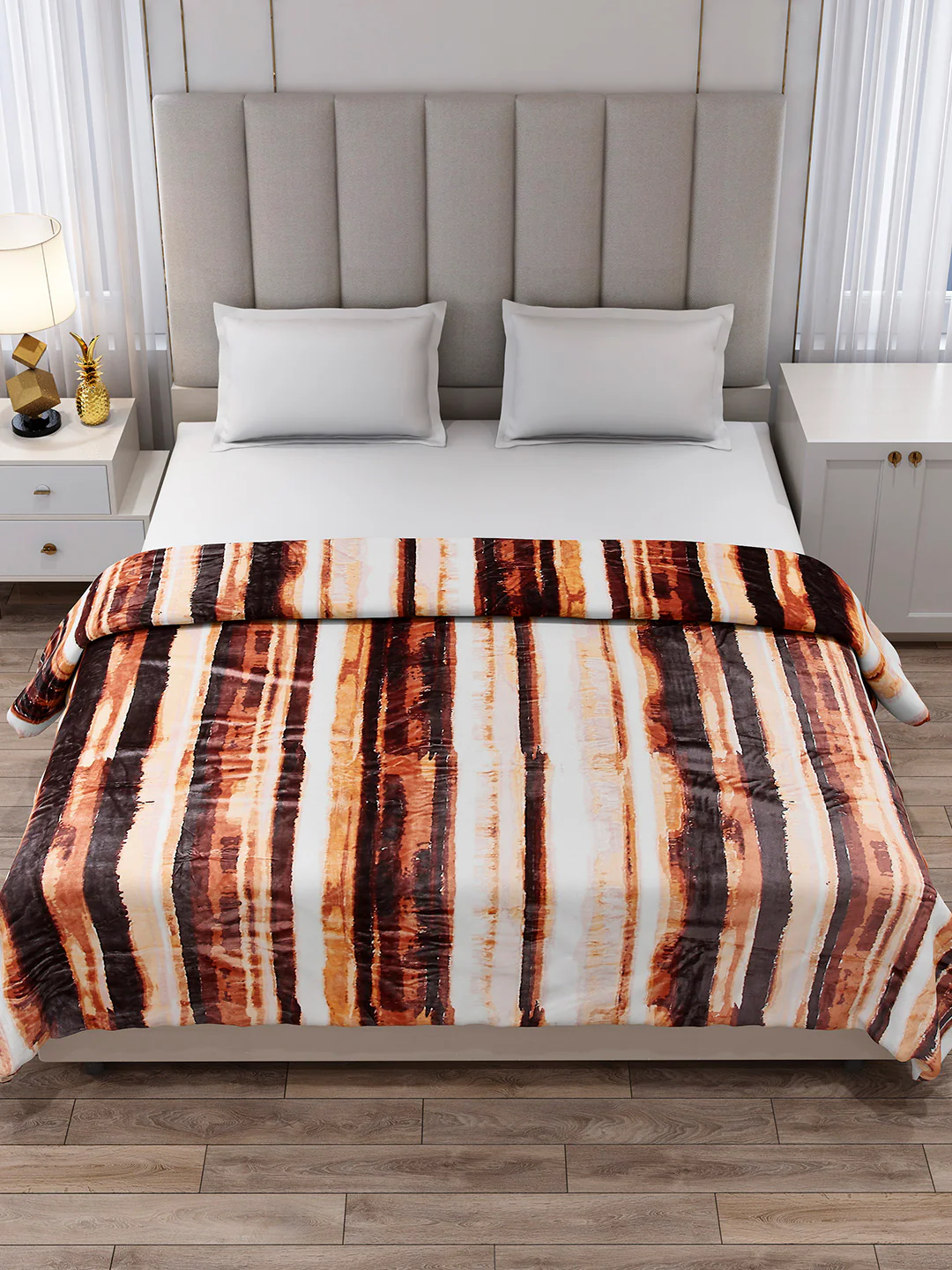 Printed Double Bed 300 GSM Blanket for AC Room - (Legacy) - Image 2