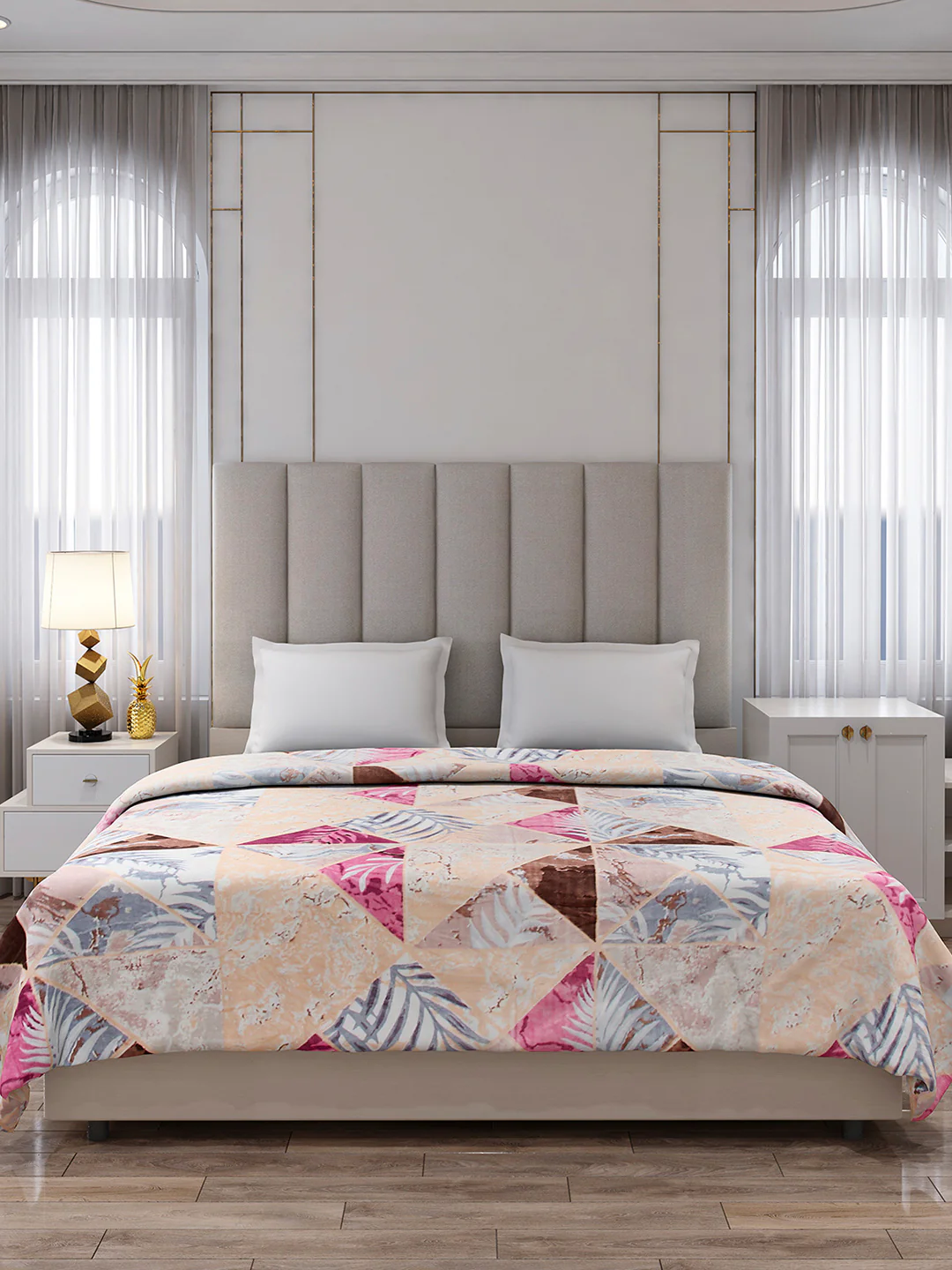 Printed Double Bed 300 GSM Blanket for AC Room - (Legacy) - Image 3