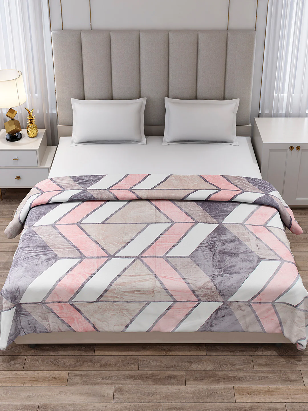 Printed Double Bed 300 GSM Blanket for AC Room - (Legacy) - Image 2