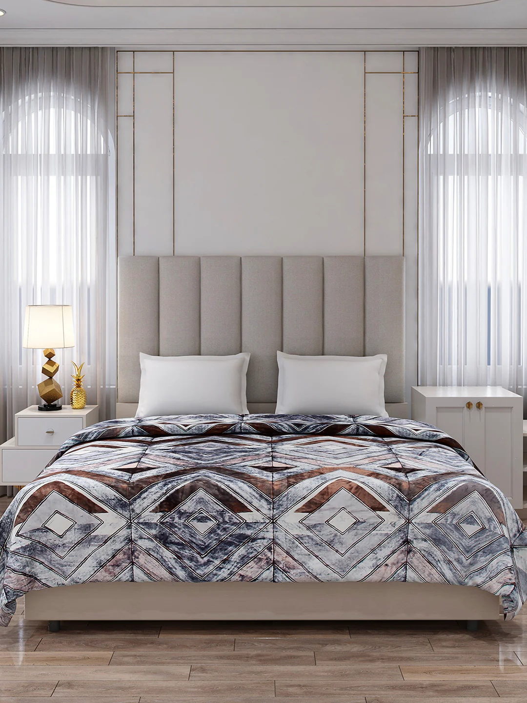 Printed Double Bed 300 GSM Blanket for AC Room - (Legacy) - Image 3