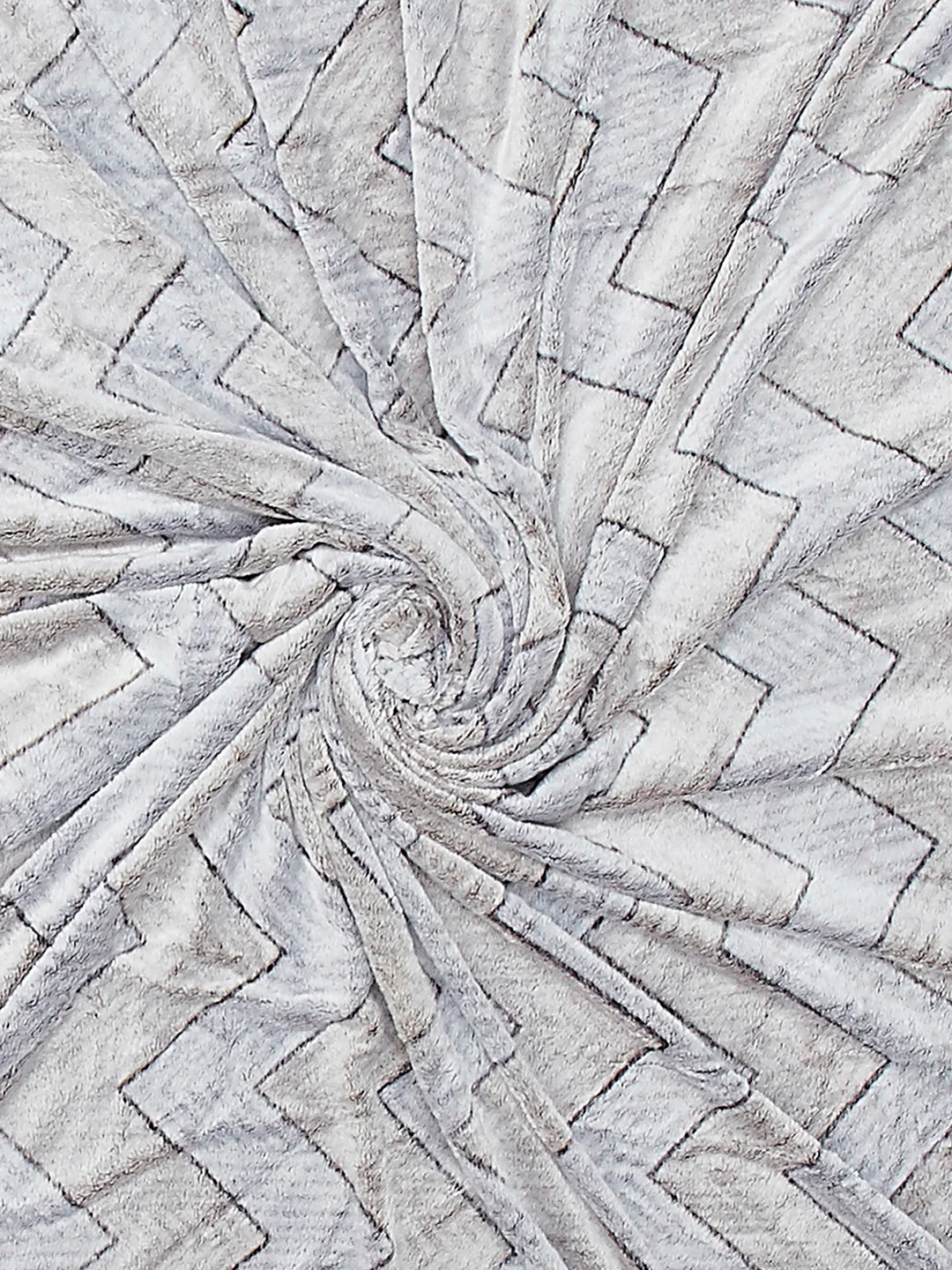 Printed Double Bed 300 GSM Blanket for AC Room - (Matrix) - Image 6