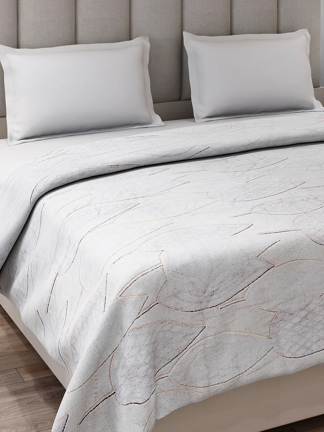 Printed Double Bed 300 GSM Blanket for AC Room - (Matrix) - Image 4