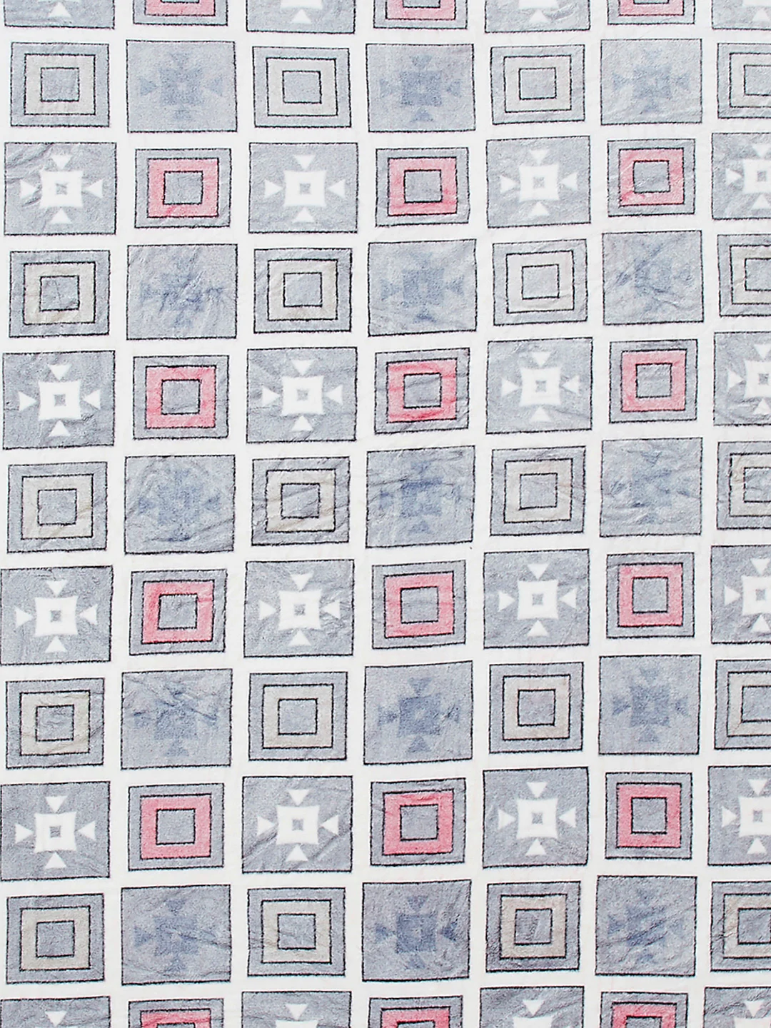 Printed Double Bed 300 GSM Blanket for AC Room - (Matrix) - Image 5