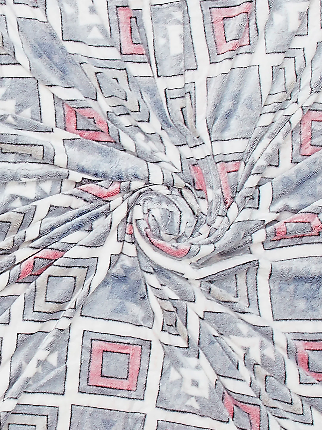 Printed Double Bed 300 GSM Blanket for AC Room - (Matrix) - Image 6