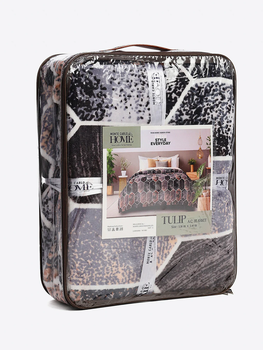 Printed Double Bed 300 GSM Blanket for AC Room - (Tulip) - Image 8