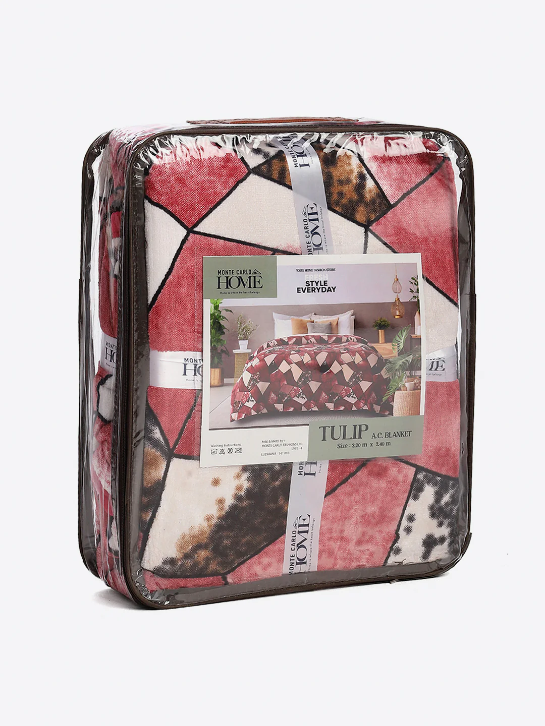 Printed Double Bed 300 GSM Blanket for AC Room - (Tulip) - Image 8