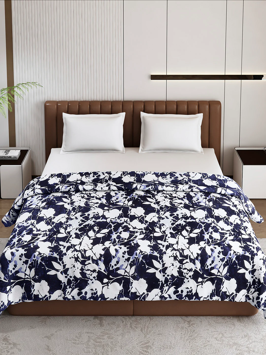 Printed Double Bed 300 GSM Blanket for AC Room - (Tulip) - Image 2