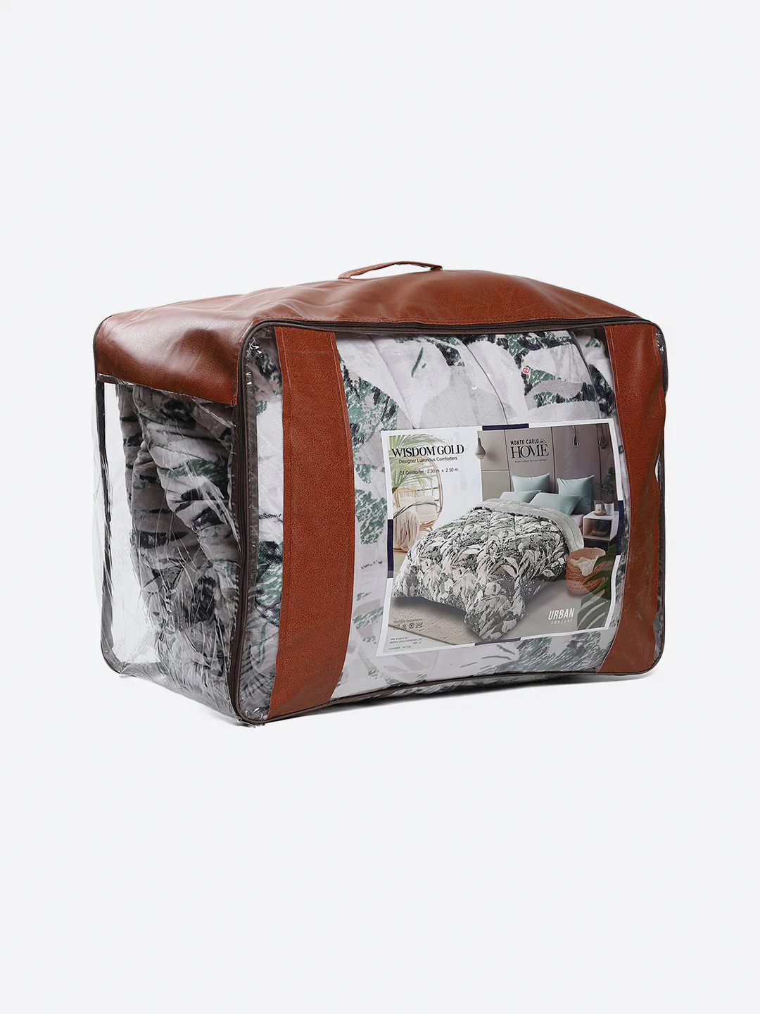 Printed Double Bed 300 GSM Comforter for Mild Winter (Wisdom Gold), Weight 900 gm - Image 8