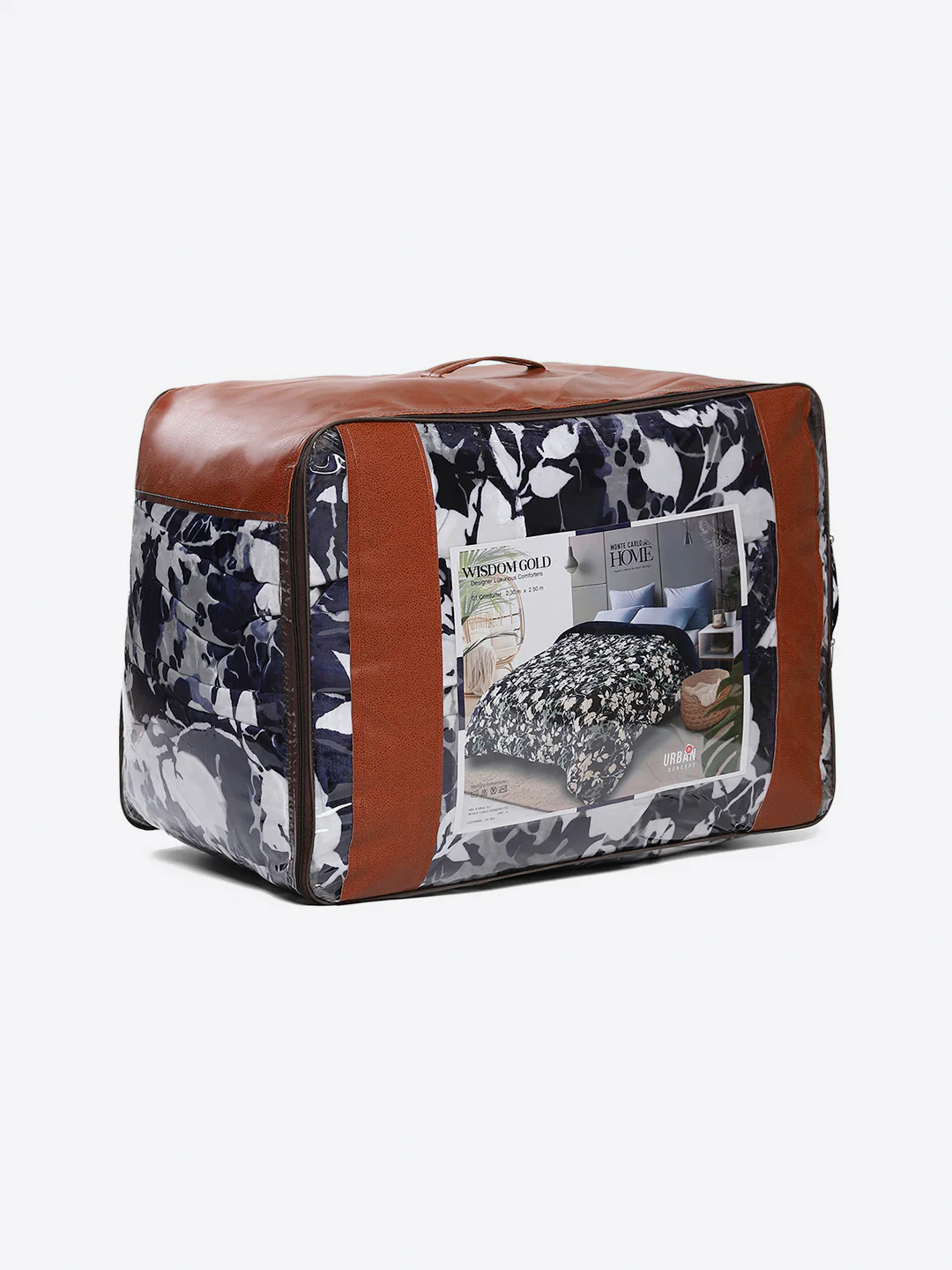 Printed Double Bed 300 GSM Comforter for Mild Winter (Wisdom Gold), Weight 900 gm - Image 8