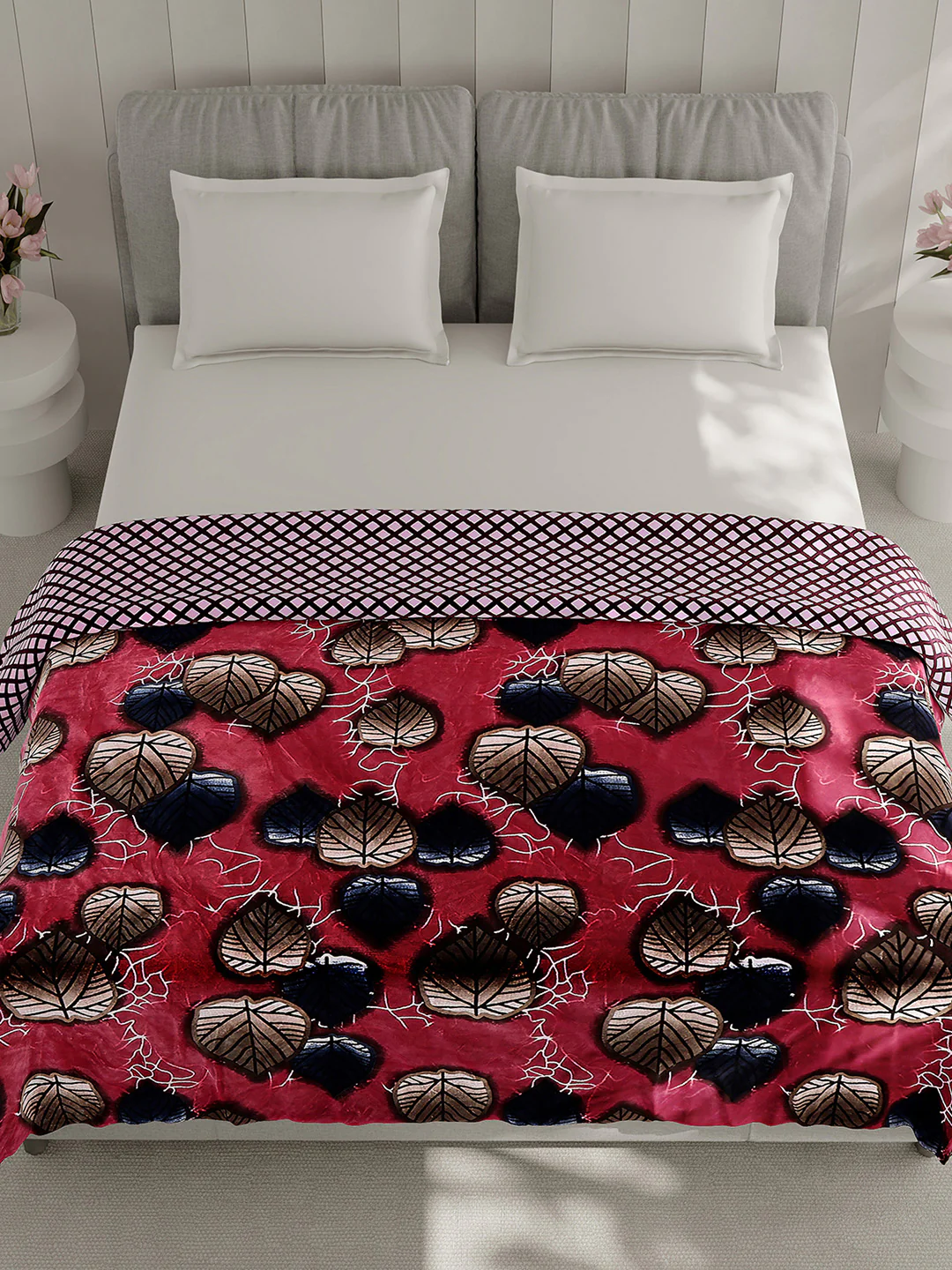 Printed Double Bed 350 GSM Blanket for AC Room - (Manhattan) - Image 2