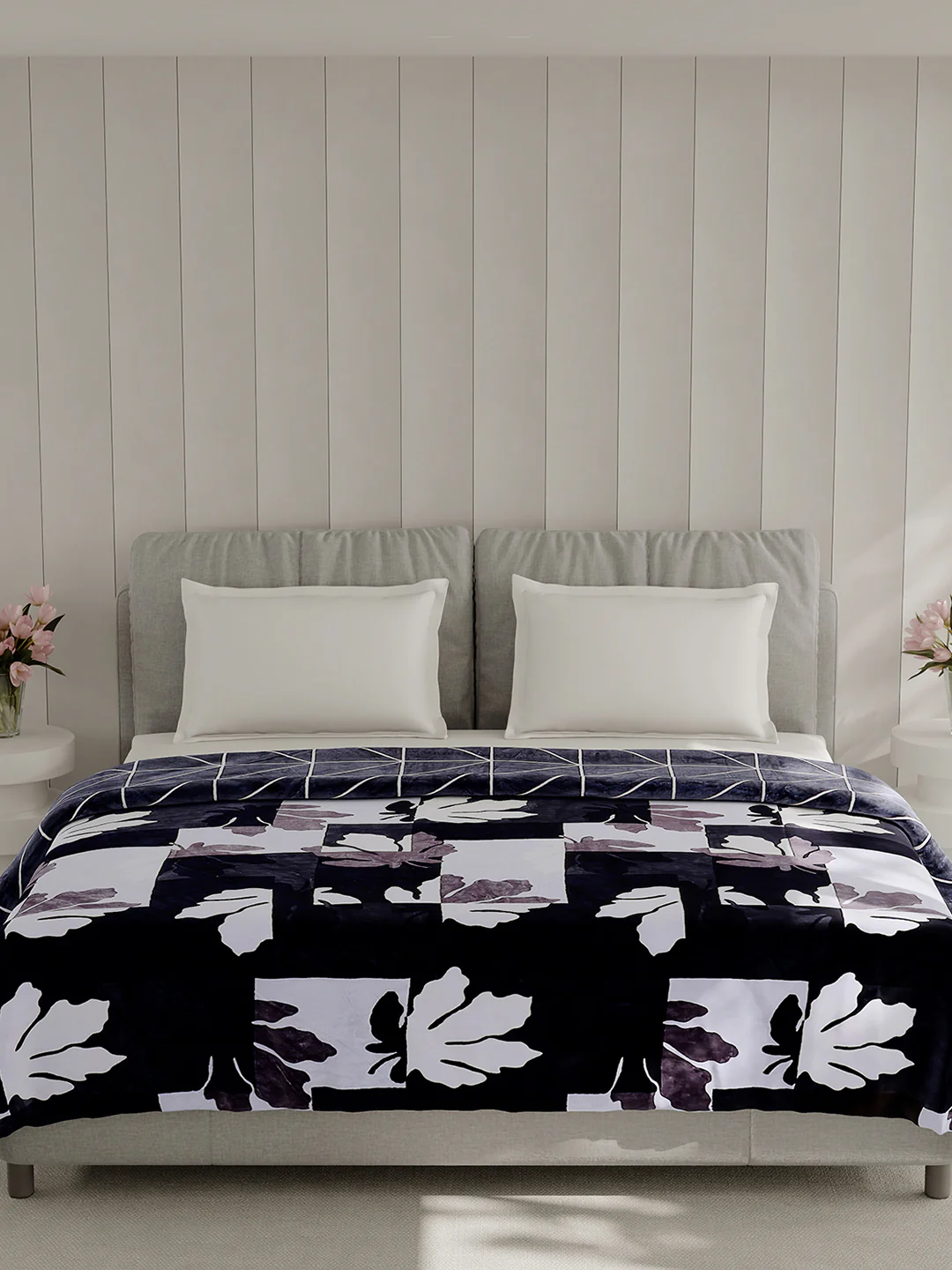 Printed Double Bed 350 GSM Blanket for AC Room - (Manhattan) - Image 3