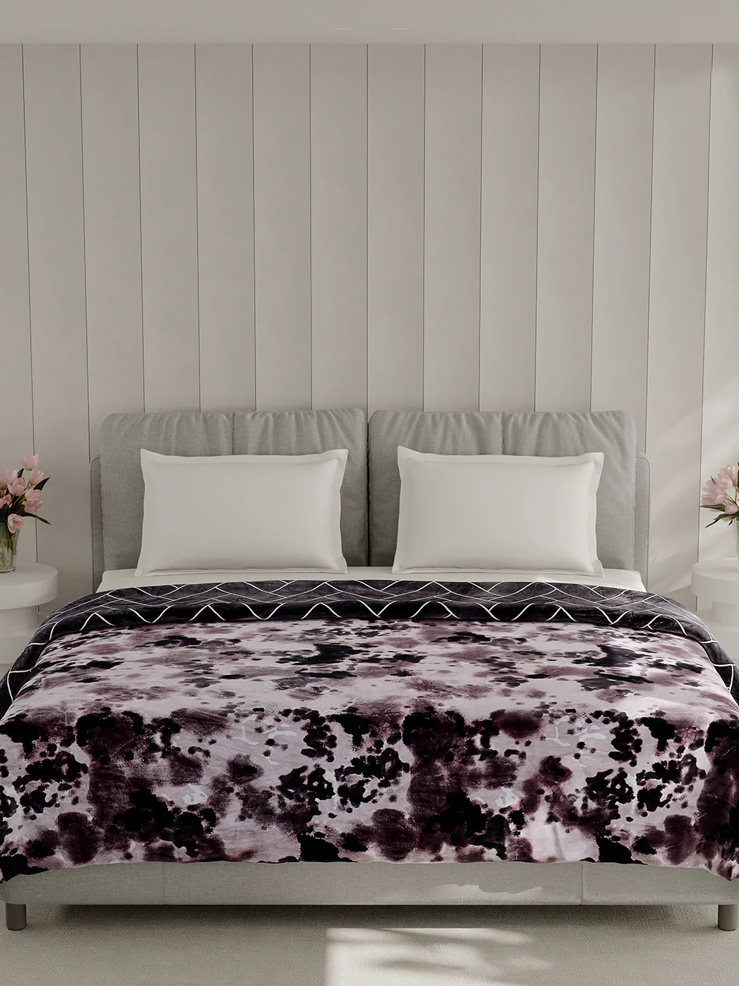Printed Double Bed 350 GSM Blanket for AC Room - (Manhattan) - Image 3