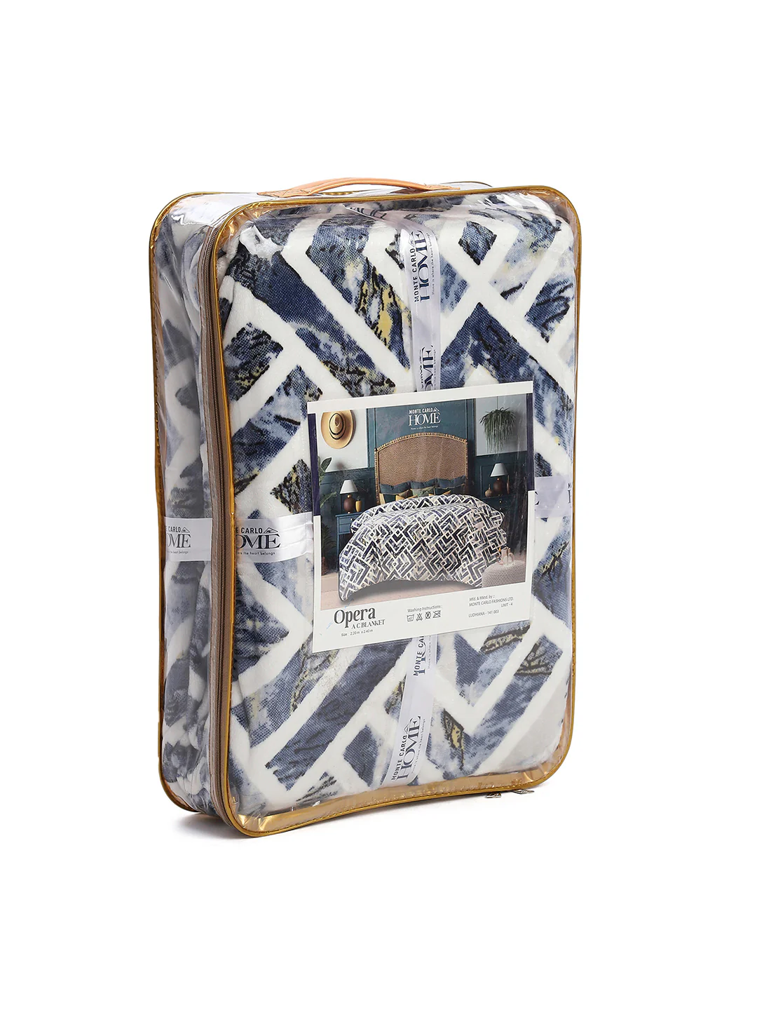 Printed Double Bed 354 GSM Blanket for AC Room - (Opera) - Image 8