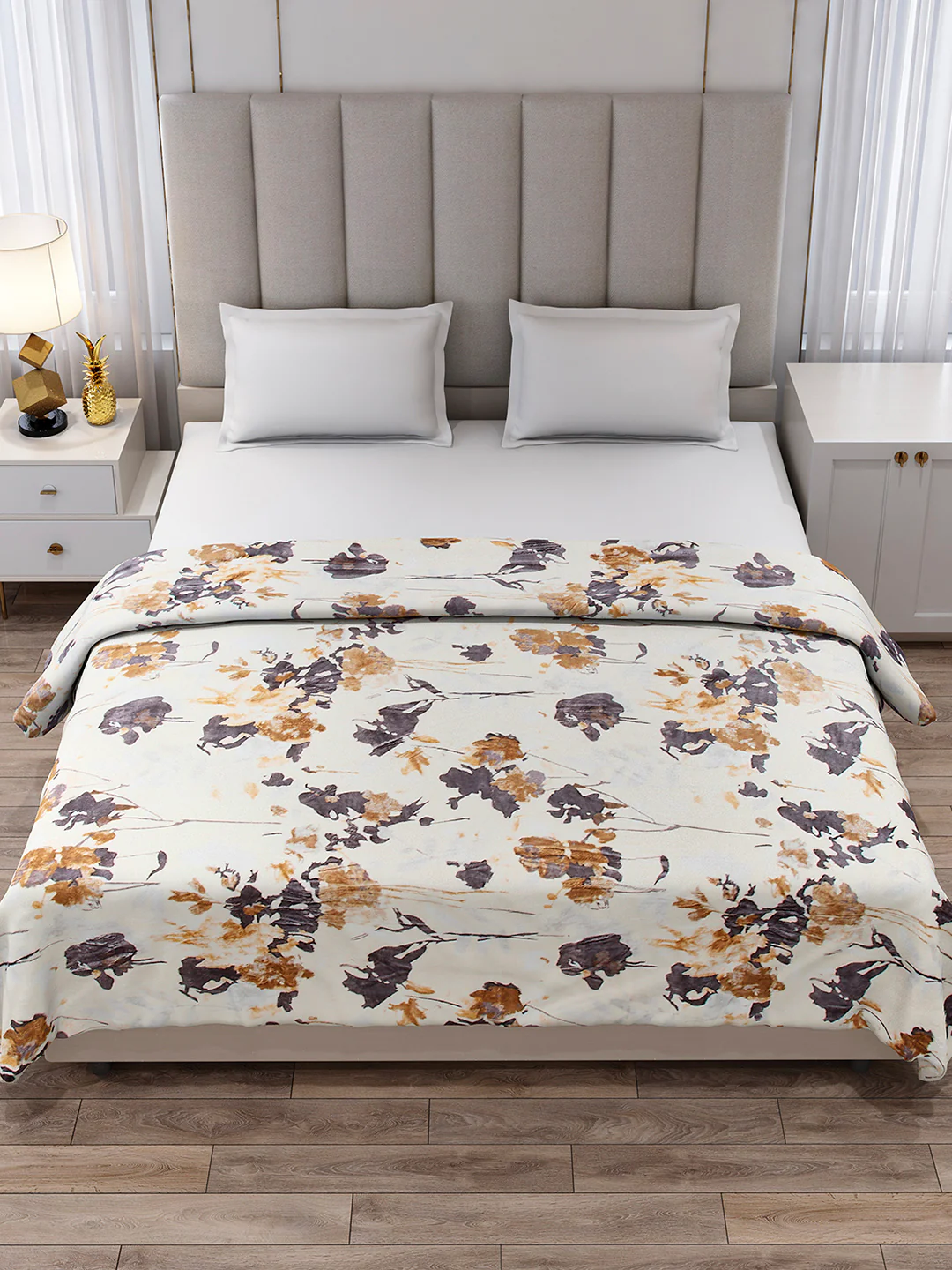 Printed Double Bed 354 GSM Blanket for AC Room - (Opera) - Image 2