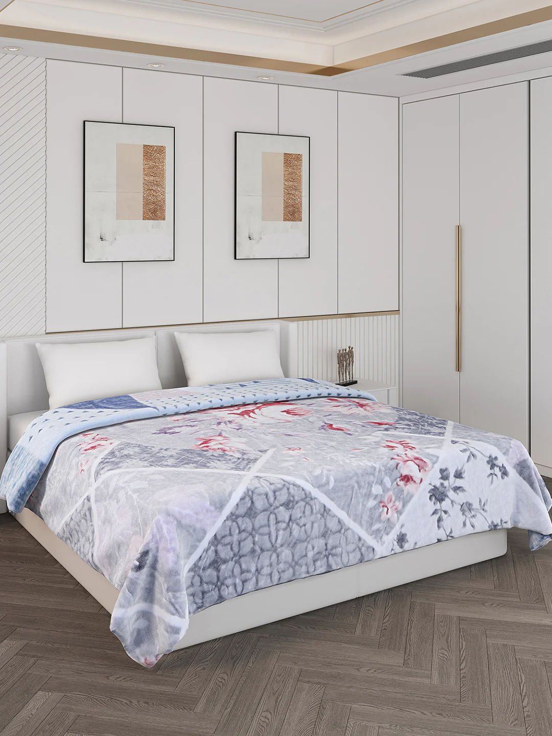Printed Double Bed 550 GSM Blanket for Mild Winter -2 Ply (Weight 3 kg) - Image 4
