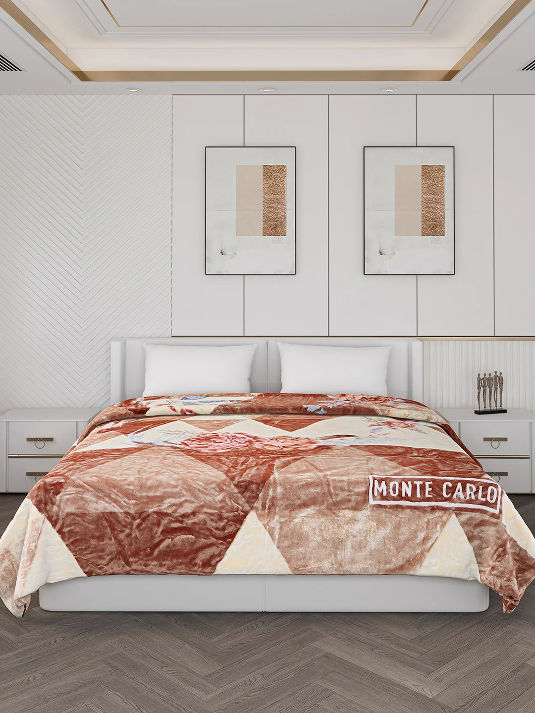 Printed Double Bed 550 GSM Blanket for Mild Winter -2 Ply (Weight 3 kg) - Image 3