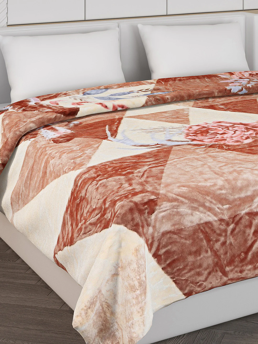 Printed Double Bed 550 GSM Blanket for Mild Winter -2 Ply (Weight 3 kg) - Image 4