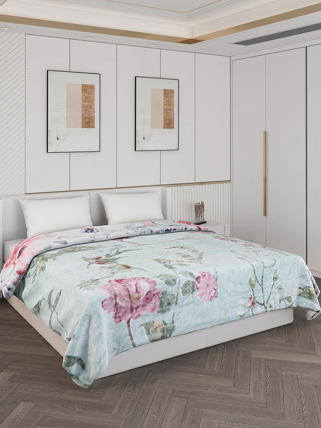 Printed Double Bed 550 GSM Blanket for Mild Winter -2 Ply (Weight 3 kg) - Image 4